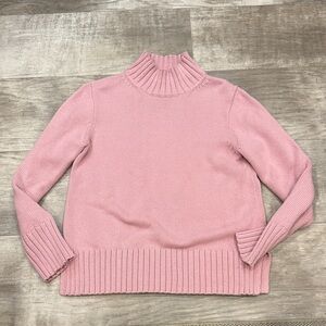 J. Crew Soft Pink Cowl Neck Sweater